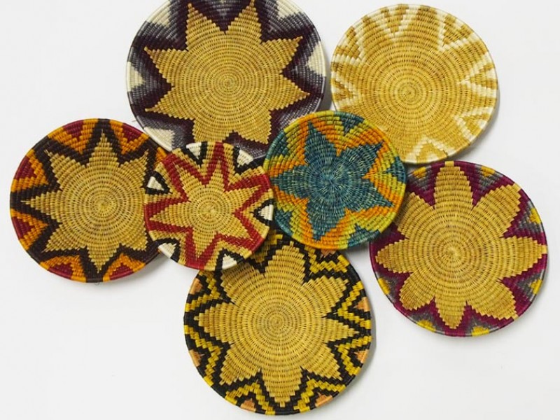 Eswatini 7 Piece Wall Basket Set Eswatini 7 Piece Wall Basket Set